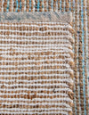 Desert Weave Jute Collection Area Rug -  Gobi Rectangle Ivory and Blue  lifestyle 31