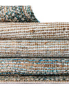 Desert Weave Jute Collection Area Rug -  Gobi Rectangle Ivory and Blue  lifestyle 41