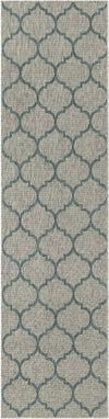 Garden Lattice Oasis Collection Area Rug - Arbor (Gray) Runner Gray Main