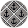 Urban Oasis Collection Area Rug -  Astoria Round Gray  lifestyle 2