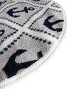 Urban Oasis Collection Area Rug -  Astoria Round Gray  lifestyle 20