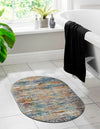 Santa Monica Sands Collection Area Rug -  Topanga Oval Multi  lifestyle 44