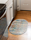 Santa Monica Sands Collection Area Rug -  Topanga Oval Multi  lifestyle 47