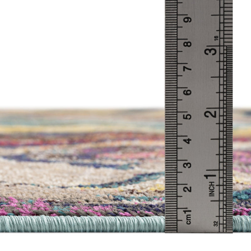 Autumnal Tapestry Collection Area Rug - Harvestville Oval Multi  lifestyle 30