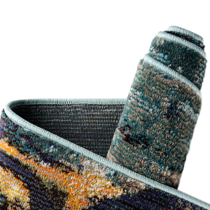 Autumnal Tapestry Collection Area Rug - Harvestville Oval Multi  lifestyle 54