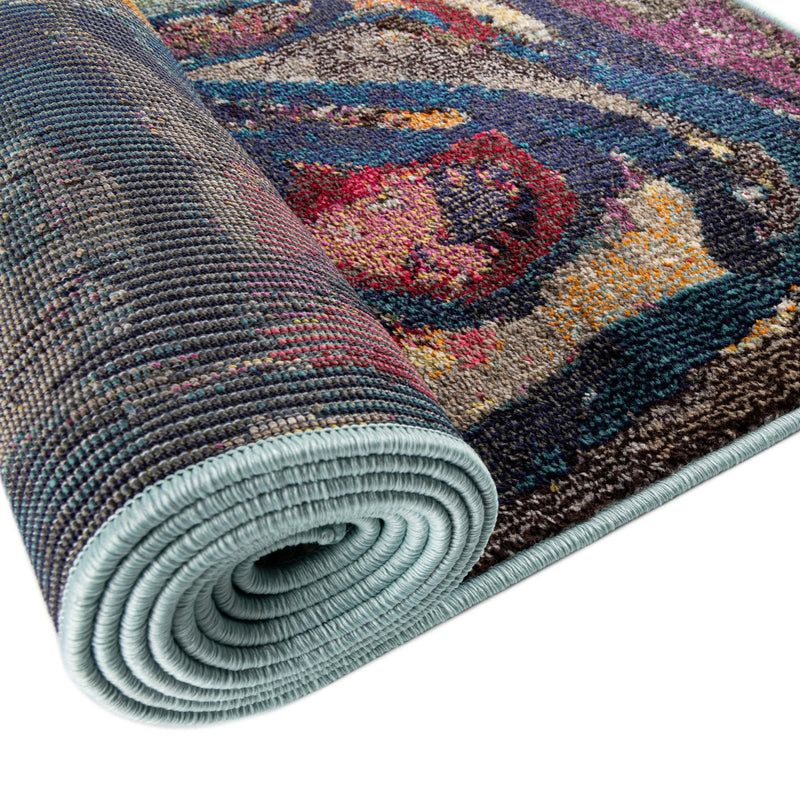 Autumnal Tapestry Collection Area Rug - Harvestville Oval Multi  lifestyle 58