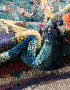 Autumnal Tapestry Collection Area Rug - Harvestville Square Multi  lifestyle 43
