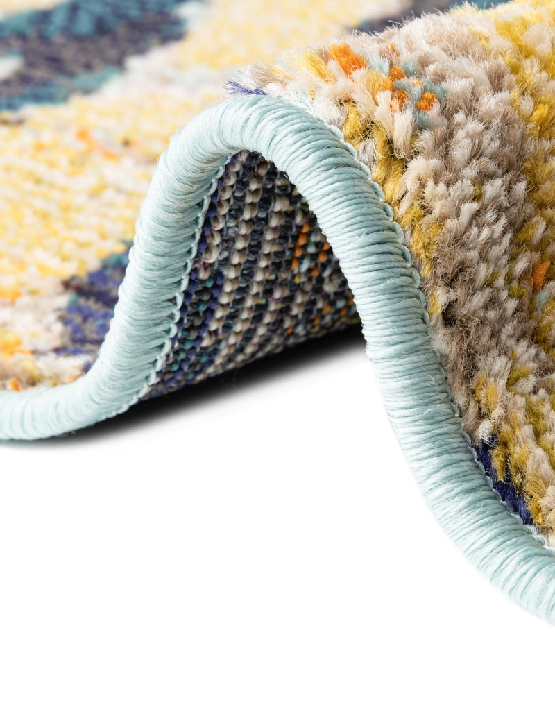 Autumnal Tapestry Collection Area Rug - Harvestville Square Multi  lifestyle 51