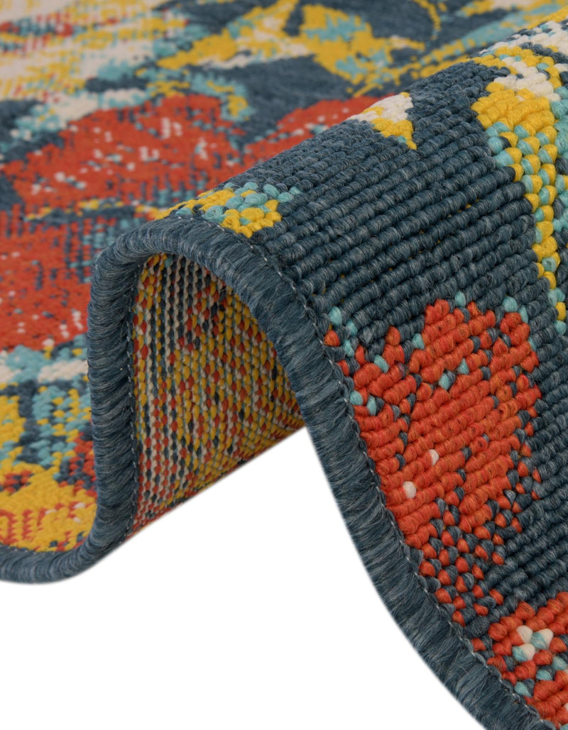 Seaside Haven Rugs Collection Area Rug -  Nautical Oval Multi  lifestyle 77