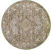 Savannah Soiree Collection Area Rug -  Everglade (Green) Round Green  lifestyle 20