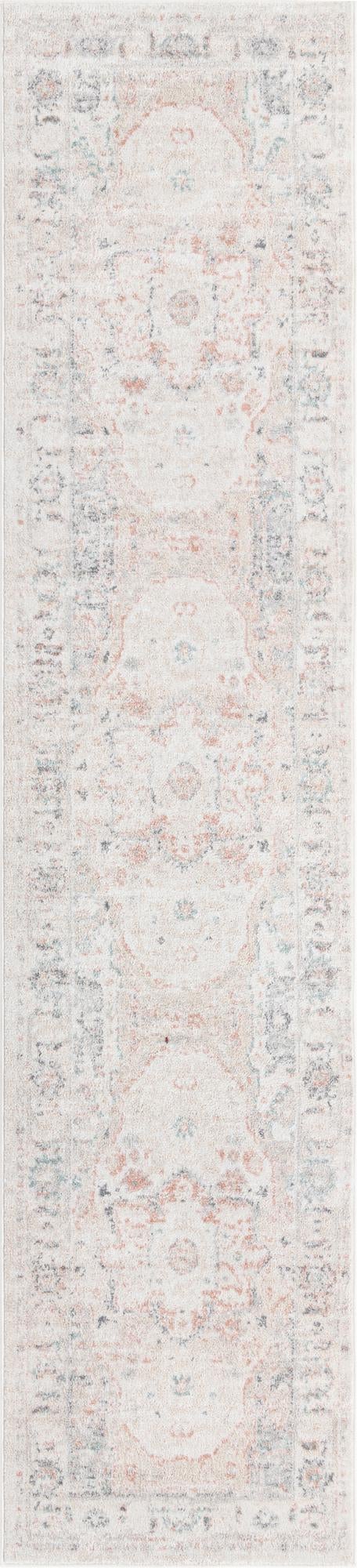 Parisian Elegance Collection Area Rug - Versailles (Ivory) Runner Ivory  lifestyle 20