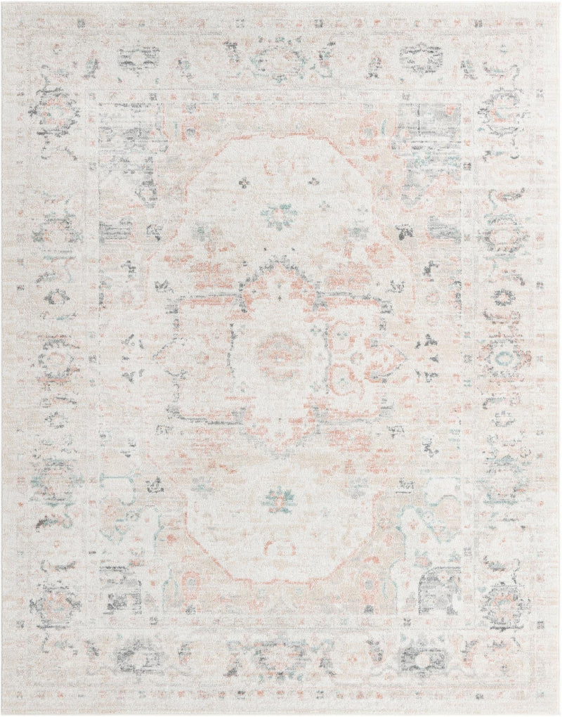 Parisian Elegance Collection Area Rug - Versailles (Ivory) Rectangle Ivory  lifestyle 3