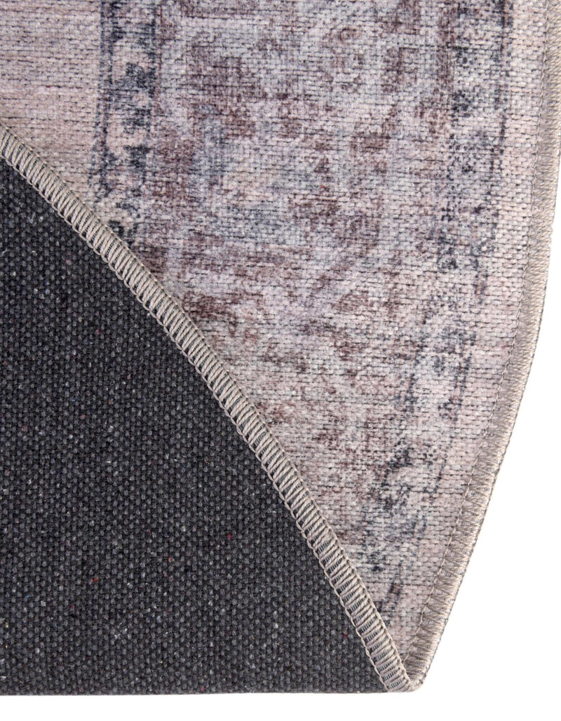 Aurora Waves Collection Area Rug -  Tromso Oval Ivory and Gray  lifestyle 45