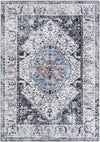 Laguna Sands Collection Area Rug -  Newport Rectangle Linen Charcoal  lifestyle 5