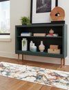 Jewel Oasis Collection Area Rug -  Opaline Runner White Navy  lifestyle 26