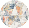 Jewel Oasis Collection Area Rug -  Topaz Round Multi  lifestyle 16