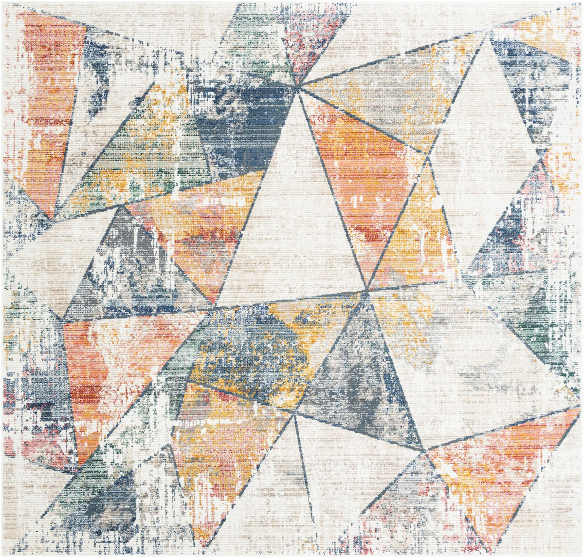 Jewel Oasis Collection Area Rug -  Topaz Square Multi  lifestyle 17