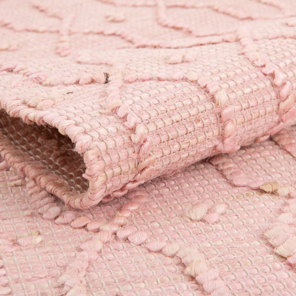 Savannah Weave Collection Area Rug - Serengeti Runner Pink  lifestyle 38