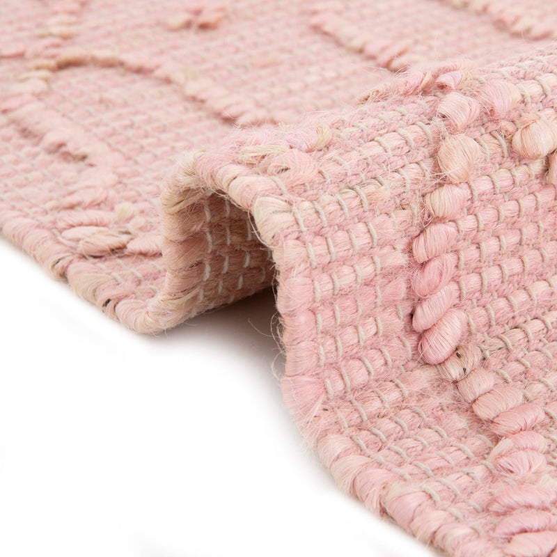 Savannah Weave Collection Area Rug - Serengeti Runner Pink  lifestyle 50