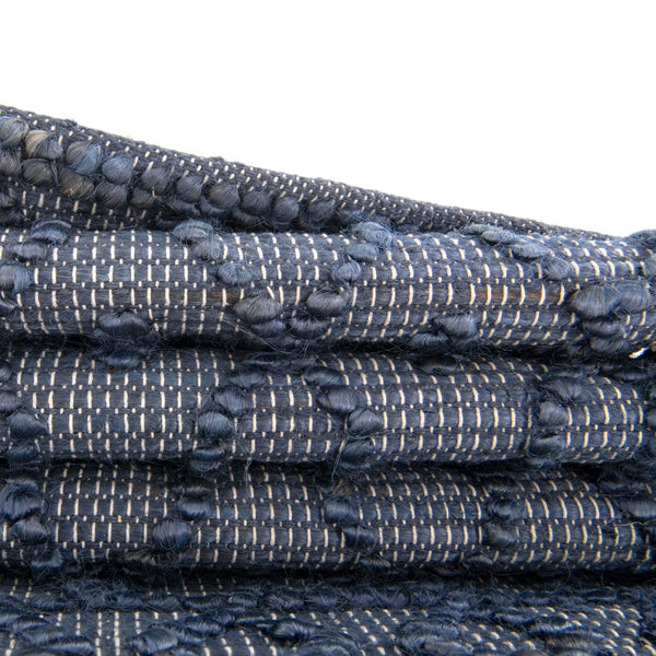Savannah Weave Collection Area Rug - Serengeti Runner Navy Blue  lifestyle 115