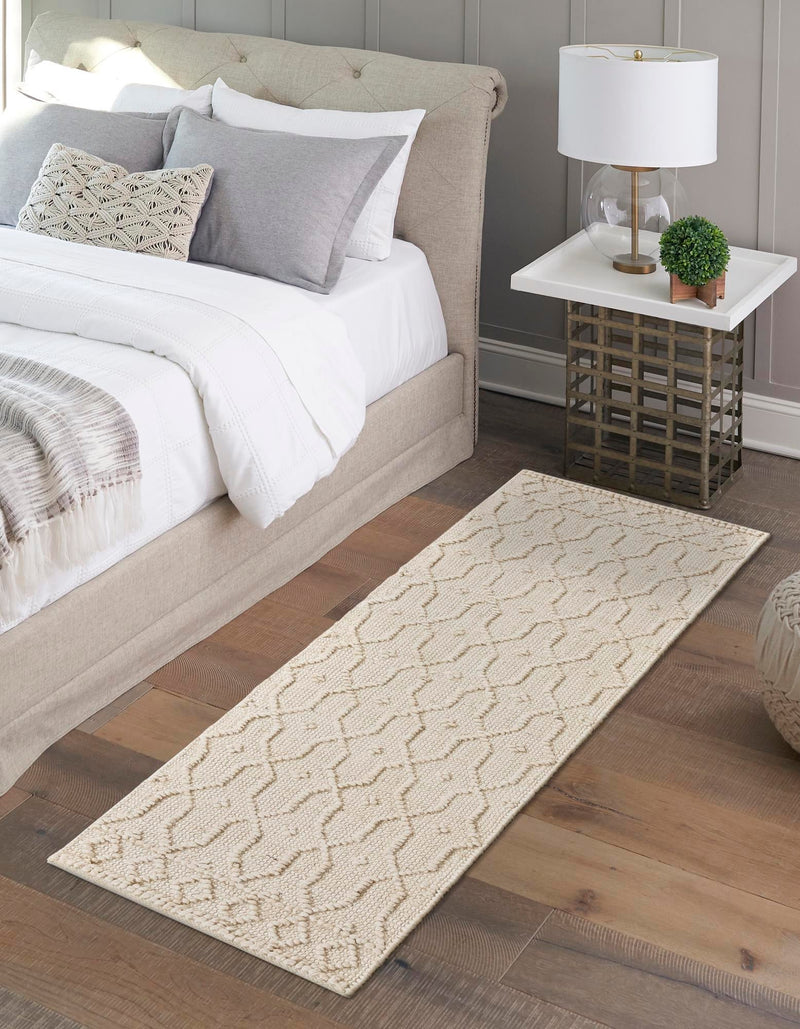 Savannah Weave Collection Area Rug - Serengeti Runner Ivory  lifestyle 40