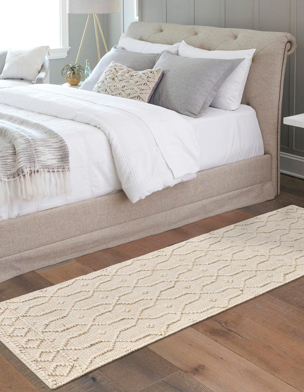 Savannah Weave Collection Area Rug - Serengeti Runner Ivory  lifestyle 52