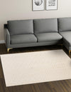 Savannah Weave Collection Area Rug - Serengeti Square Ivory  lifestyle 41