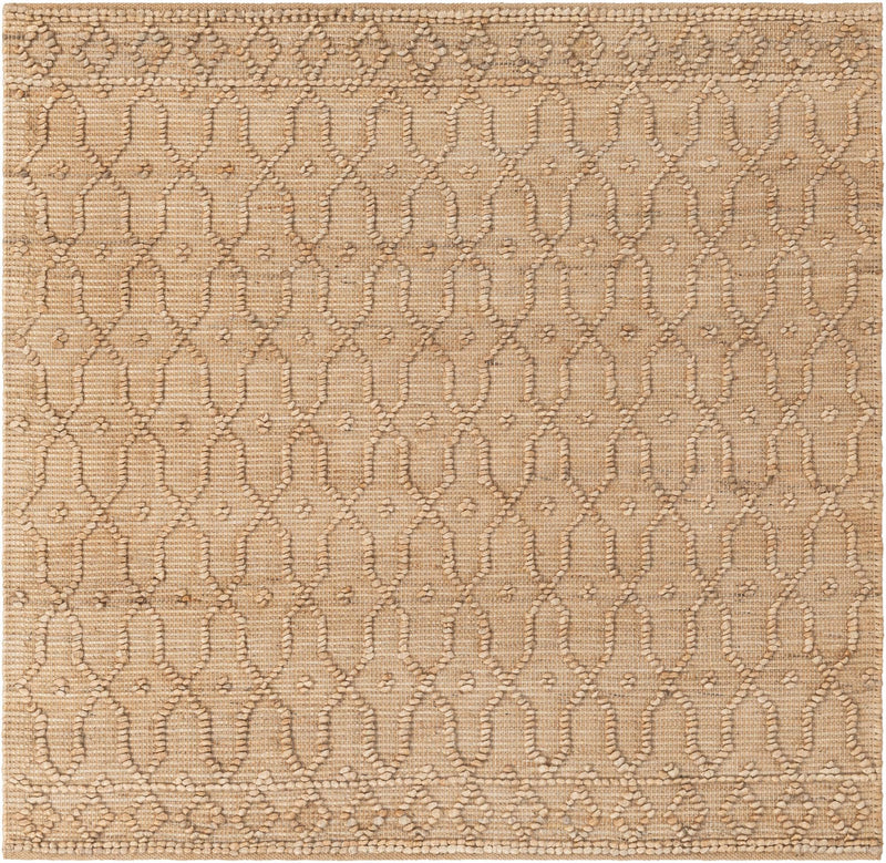 Savannah Weave Collection Area Rug - Serengeti Square Natural  lifestyle 17