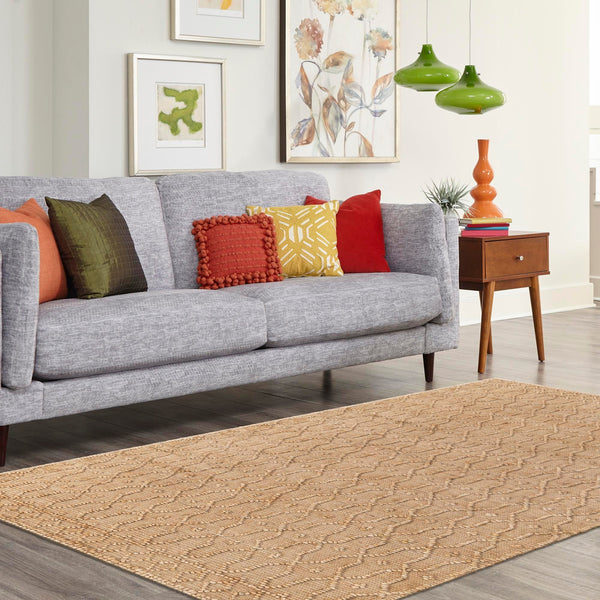 Savannah Weave Collection Area Rug - Serengeti Rectangle Natural  lifestyle 15