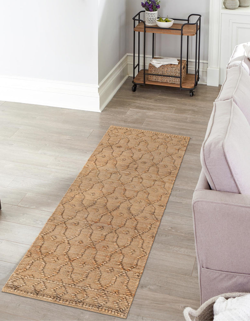 Savannah Weave Collection Area Rug - Serengeti Runner Natural  lifestyle 19
