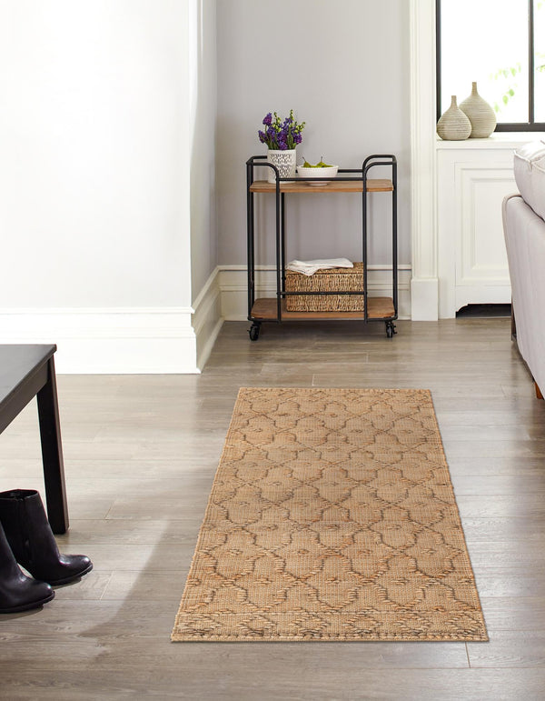 Savannah Weave Collection Area Rug - Serengeti Runner Natural  lifestyle 22