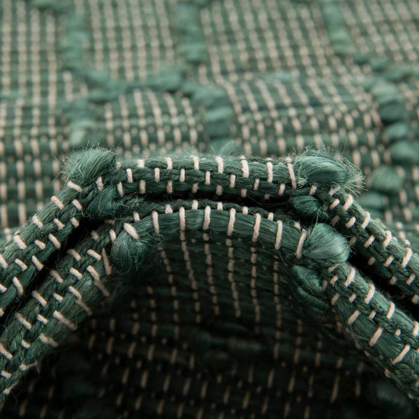 Savannah Weave Collection Area Rug - Serengeti Runner Hunter Green  lifestyle 87