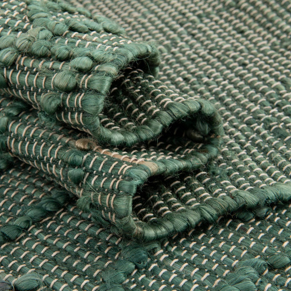 Savannah Weave Collection Area Rug - Serengeti Runner Hunter Green  lifestyle 112