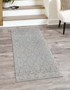 Savannah Weave Collection Area Rug - Serengeti Runner Gray  lifestyle 44