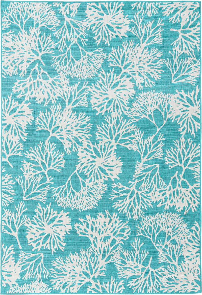 Seaside Haven Rugs Collection Area Rug -  Seaside Rectangle Teal  lifestyle 2