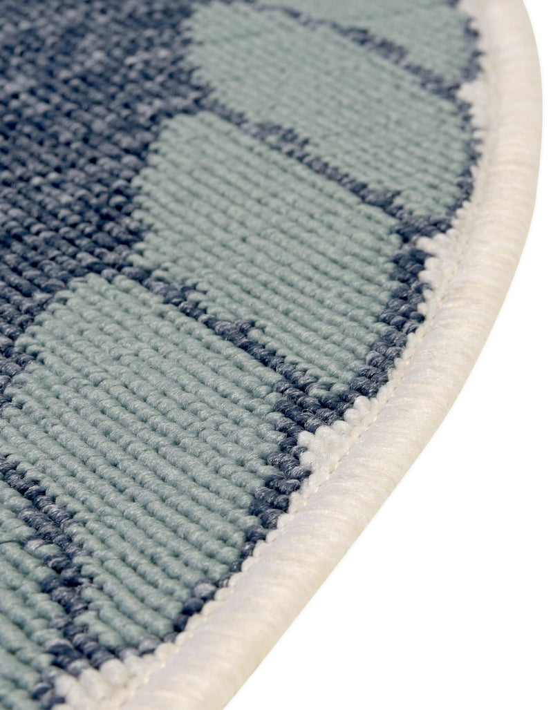 Seaside Haven Rugs Collection Area Rug -  Coralreef Oval Navy Blue  lifestyle 58