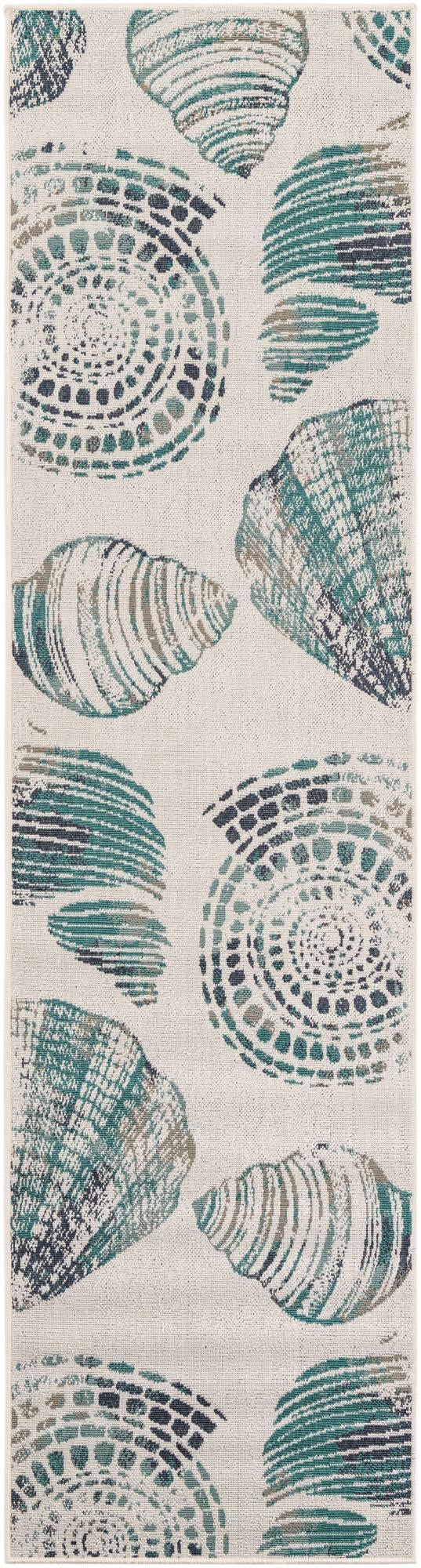 Seaside Haven Rugs Collection Area Rug -  Saltwater Runner Ivory  lifestyle 66