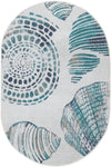 Seaside Haven Rugs Collection Area Rug -  Saltwater Oval Ivory  lifestyle 68