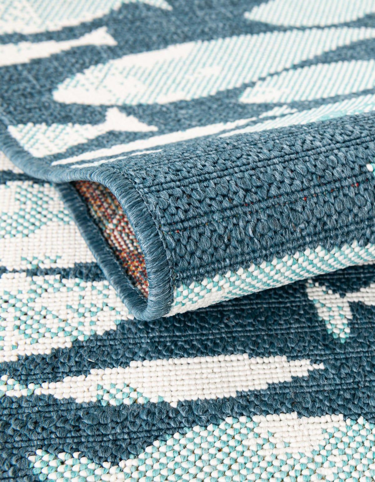 Seaside Haven Rugs Collection Area Rug -  Wavecrest Rectangle Blue  lifestyle 5