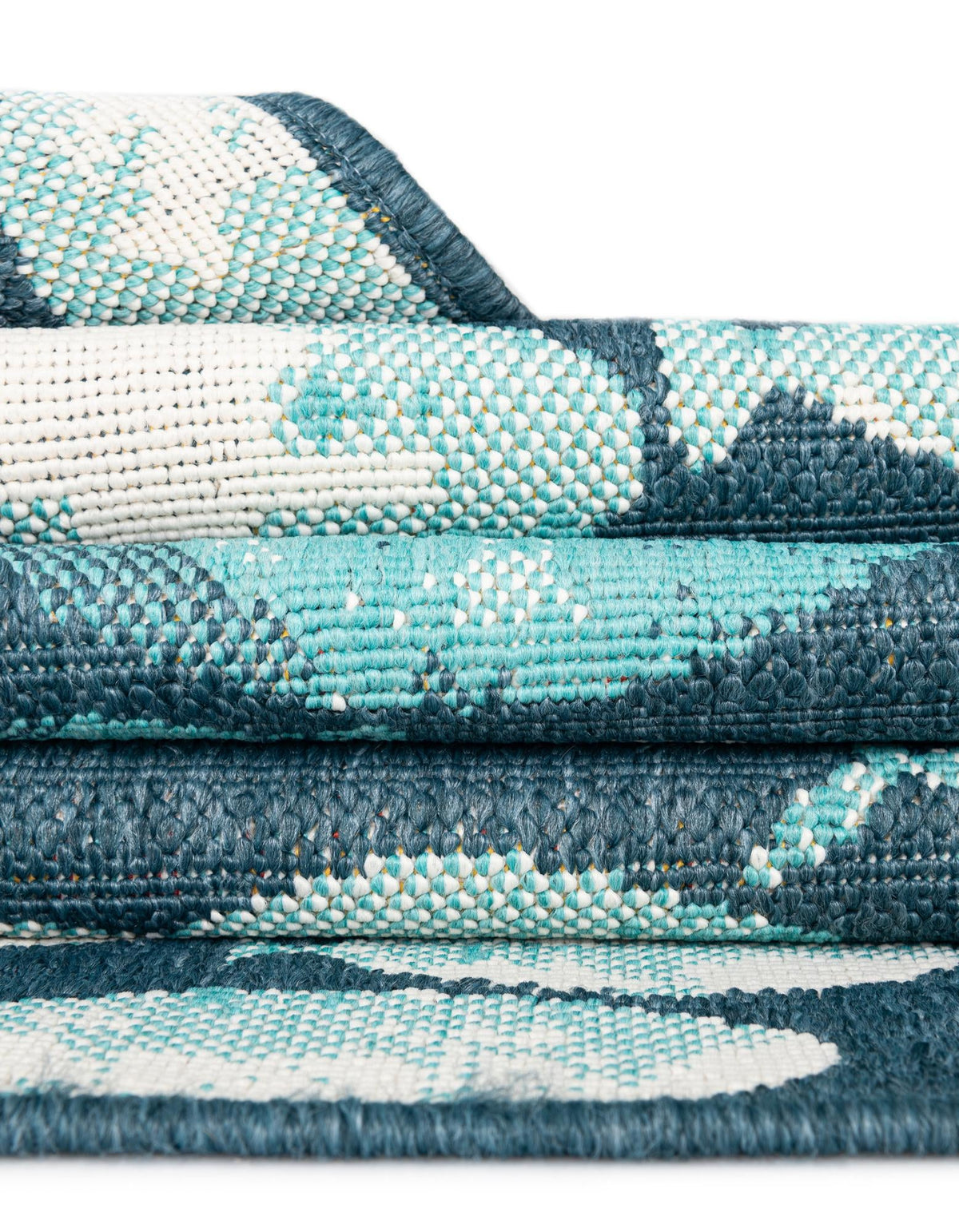 Seaside Haven Rugs Collection Area Rug -  Wavecrest Rectangle Blue  lifestyle 13