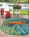 Seaside Haven Rugs Collection Area Rug -  Tidepool Oval Multi  lifestyle 26