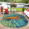 Seaside Haven Rugs Collection Area Rug -  Tidepool Oval Multi  lifestyle 74
