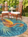Seaside Haven Rugs Collection Area Rug -  Tidepool Round Multi  lifestyle 27