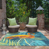 Seaside Haven Rugs Collection Area Rug -  Tidepool Square Multi  lifestyle 73