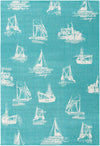 Seaside Haven Rugs Collection Area Rug -  Beachcomber Rectangle Teal  lifestyle 3