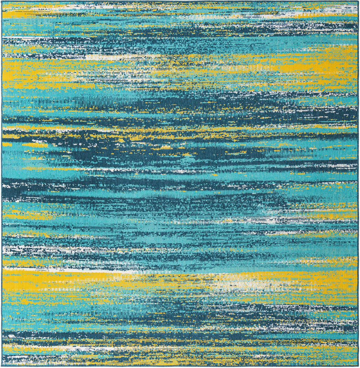 Seaside Haven Rugs Collection Area Rug -  Sandbar Square Multi.Blue  lifestyle 17