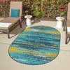 Seaside Haven Rugs Collection Area Rug -  Sandbar Oval Multi.Blue  lifestyle 70