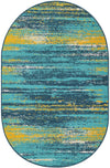 Seaside Haven Rugs Collection Area Rug -  Sandbar Oval Multi.Blue  lifestyle 20