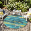 Seaside Haven Rugs Collection Area Rug -  Sandbar Round Multi.Blue  lifestyle 71