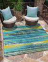 Seaside Haven Rugs Collection Area Rug -  Sandbar Square Multi.Blue  lifestyle 21
